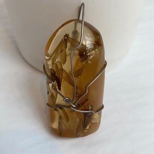 RARE Amber Pendant with Insect inclusions